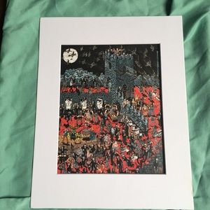 Where’s Waldo Nasty Nasties matted art vampires